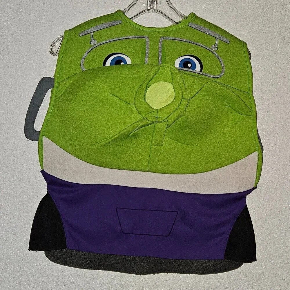 Koko Chuggington Train Costume Green Purple 1-Piece Rubie's Child Size Small